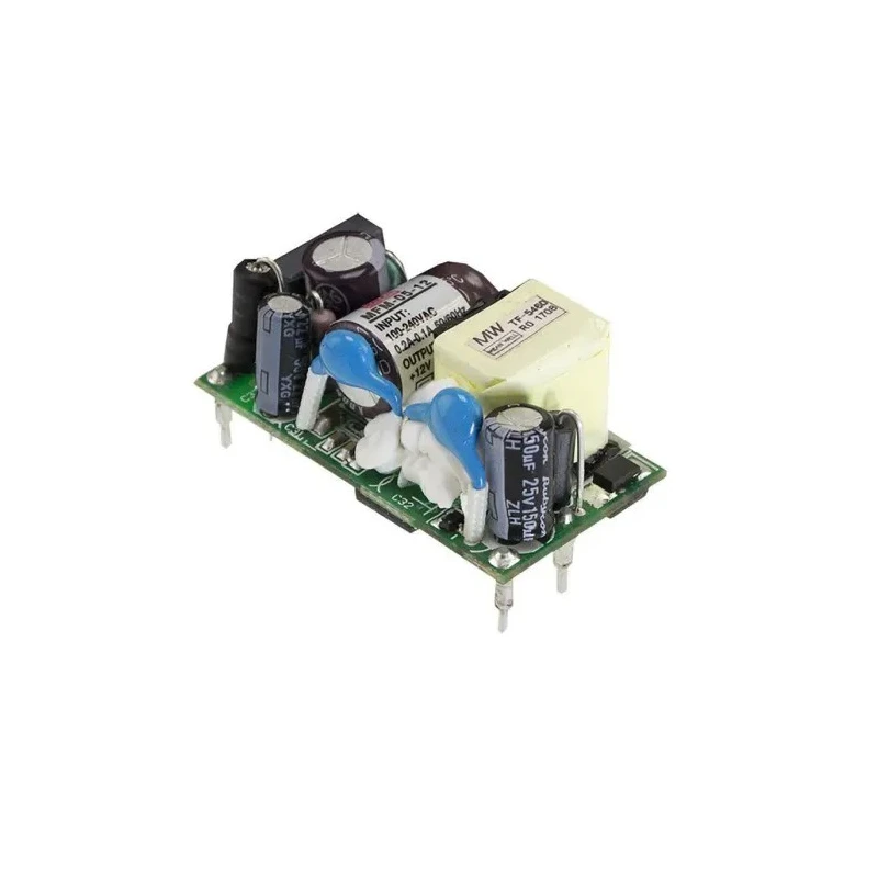 MEAN WELL Switching Power Supply 15V DC 5W PCB Mount Single Output Medical Open Frame MFM-05-15