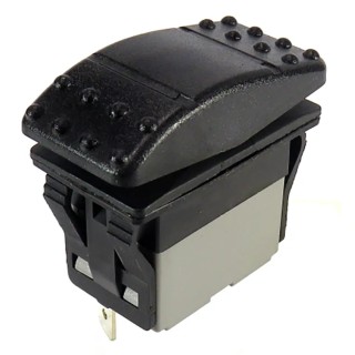 RS PRO Illuminated SPDT Momentary Rocker Switch Panel Mount 21.1 x 37 mm 30V DC IP67 174-8353