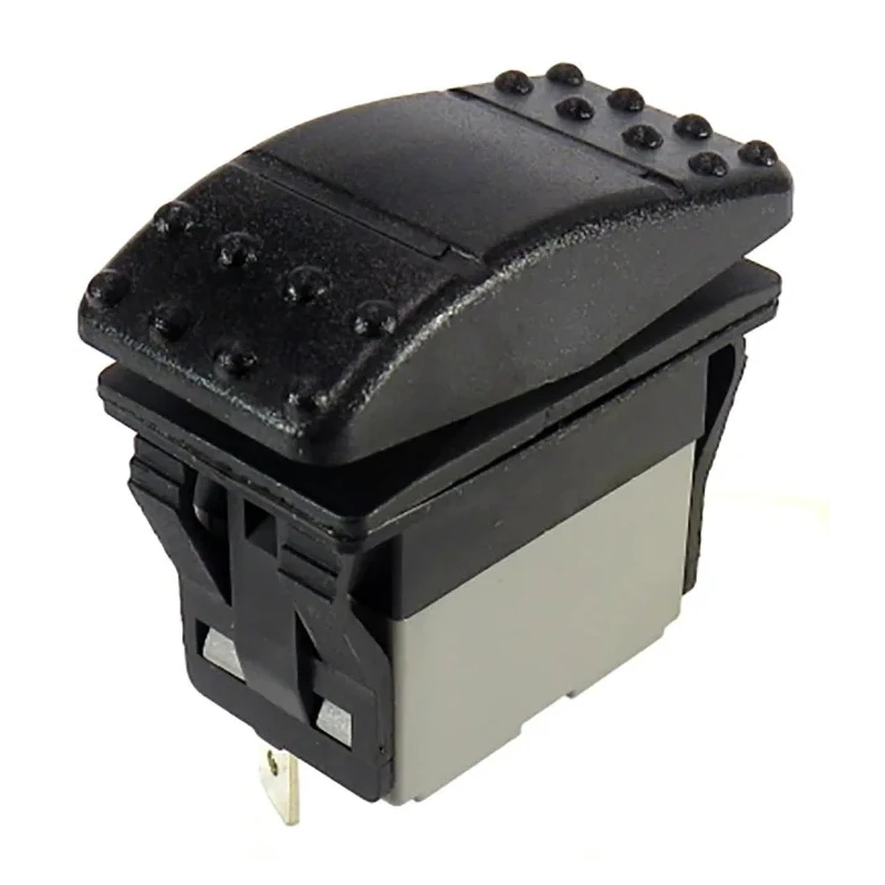 RS PRO Illuminated SPDT Momentary Rocker Switch Panel Mount 21.1 x 37 mm 30V DC IP67 174-8353