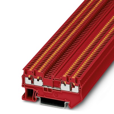 Phoenix Contact PT 1.5/S-QUATTRO RD Series Feed Through Terminal Block 500V 17.5A Push-in Connection 3208200