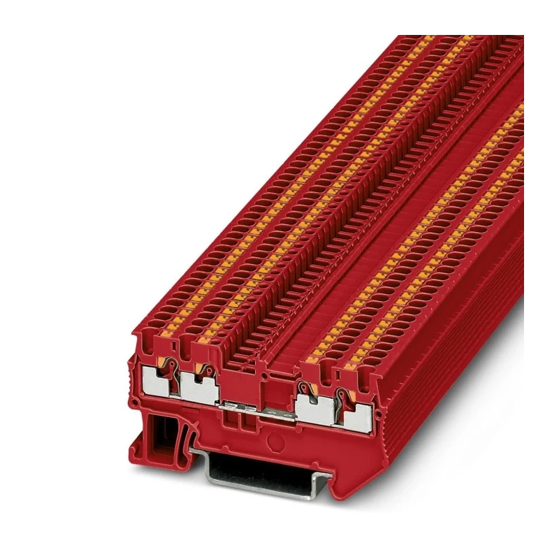 Phoenix Contact PT 1.5/S-QUATTRO RD Series Feed Through Terminal Block 500V 17.5A Push-in Connection 3208200