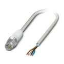 Phoenix Contact Sensor Actuator Cable Male 4 way M12 to 4 way Free Cable End, 3 m Length 250V IP65/IP67/IP68/IP69K 1403948