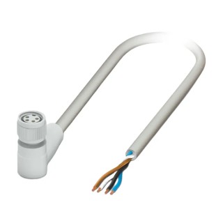 Phoenix Contact Female 4 Way M8 to 4 Way Unterminated Sensor Actuator Cable 3 m 30V 1406851