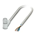 Phoenix Contact Female 4 Way M8 to 4 Way Unterminated Sensor Actuator Cable 3 m 30V 1406851