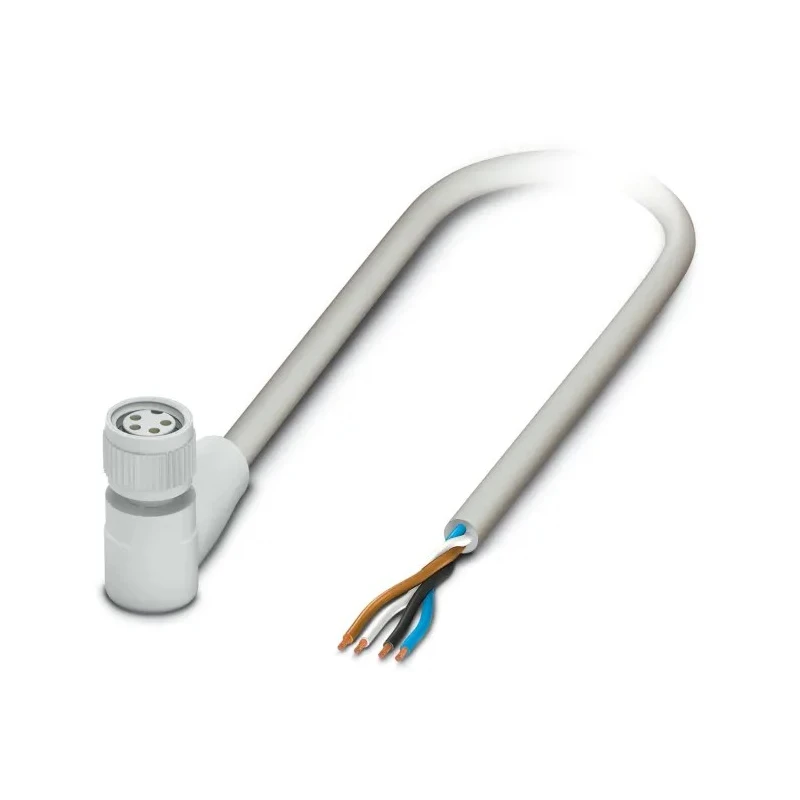 Phoenix Contact Female 4 Way M8 to 4 Way Unterminated Sensor Actuator Cable 3 m 30V 1406851