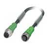 Phoenix Contact Sensor Actuator Cable, Male 4 way M12 to Male 4 way M12, 5 m, Polyurethane Jacket, IP65 IP67 1509568
