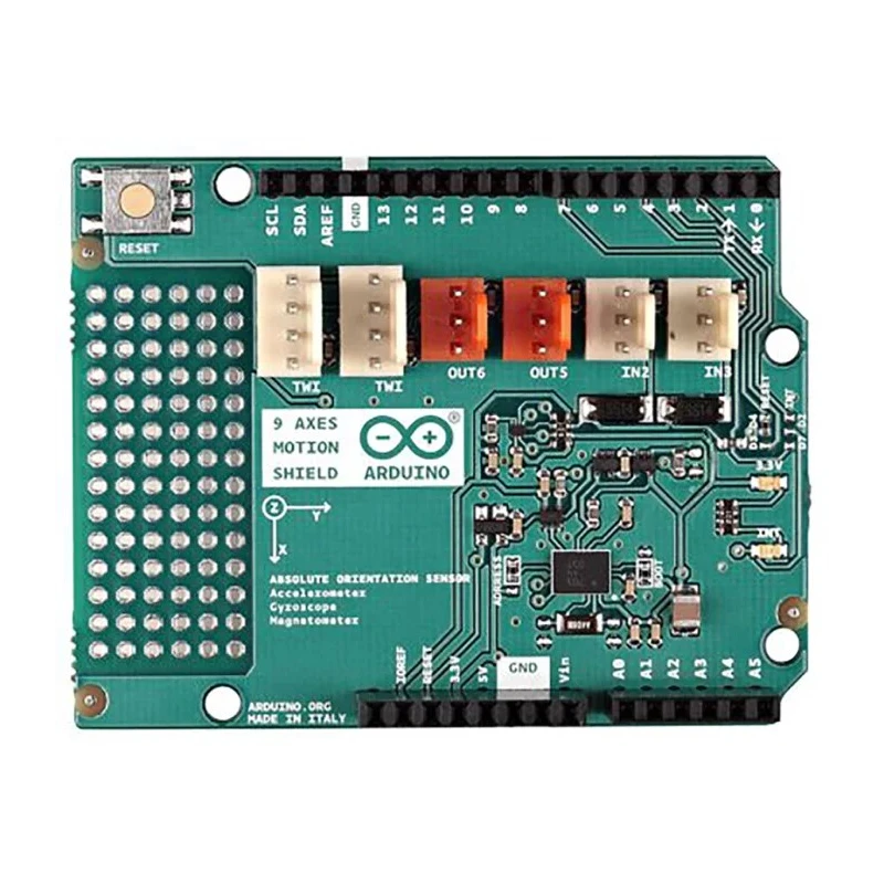 Arduino 9 Axis Motion Shield with Bosch BN0055 Sensor 5 V Operating Voltage 50 mW Power Consumption A000070
