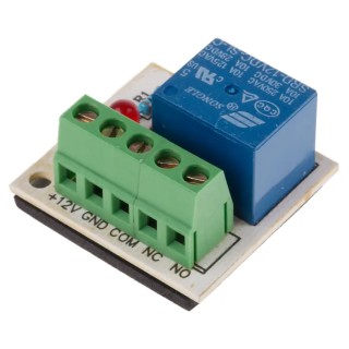 RS PRO Output Relay Access Control Relay 12 V DC 5 A/25 VAC 10 A/125 VAC 35x35x20 mm 870-0708