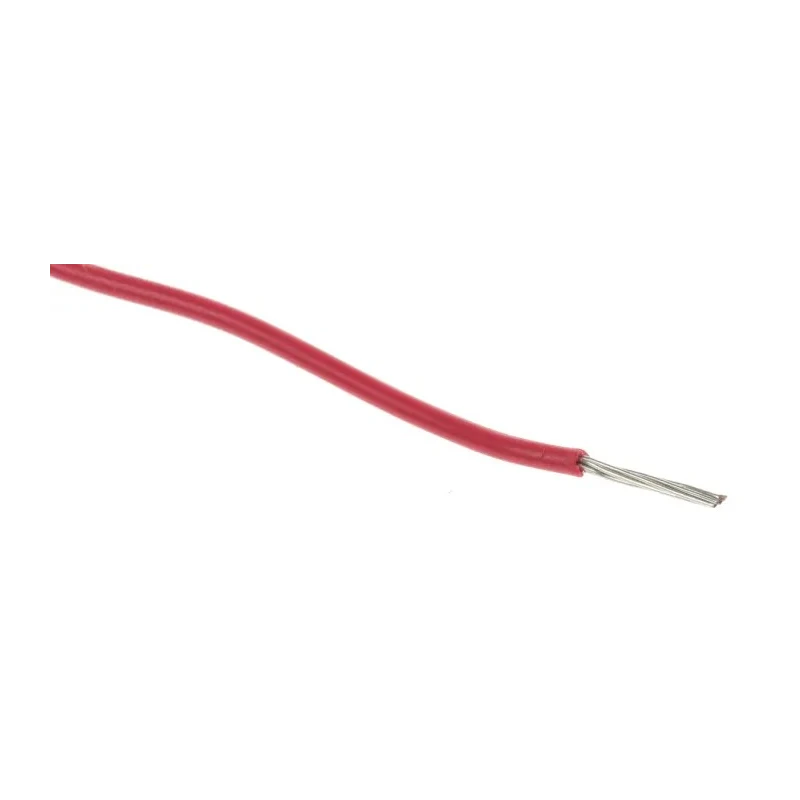 RS PRO Red 0.13 mm² Hook Up Wire, 26 AWG, 7/0.16 mm Core Strands, 100 m Polyethylene Jacket, 300V, Flame Retardant 872-5151