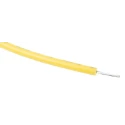 RS PRO Yellow 0.2 mm² Hook Up Wire 24 AWG Stranded Tinned Copper 100 m Polyethylene Jacket 872-4379