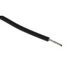 RS PRO Black 0.33 mm² Hook Up Wire, 22 AWG, 17/0.16 mm Core Strands, 100 m, Polyethylene Insulation 872-5274