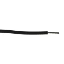 RS PRO Black 0.33 mm² Hook Up Wire, 22 AWG, 17/0.16 mm Core Strands, 100 m, Polyethylene Insulation 872-5274