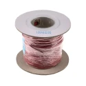 RS PRO Red 0.33 mm² 22 AWG Hook Up Wire 17/0.16 mm Stranded Tinned Copper Conductor, 100 m, Polyethylene Sheath 873-8974