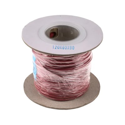 RS PRO Red 0.33 mm² 22 AWG Hook Up Wire 17/0.16 mm Stranded Tinned Copper Conductor, 100 m, Polyethylene Sheath 873-8974