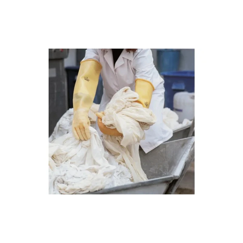Mapa ALTO 285 Beige Latex Coated Work Gloves Size 9, Chemical Resistant, EN388 Protective Gloves 285