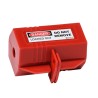 Brady Red 2-Lock Electrical Plug Lockout Polypropylene Material 9.14mm Shackle PLUG LOCKOUT 110 VOLT W/ DANGER LABELS