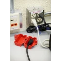 Brady Red 2-Lock Electrical Plug Lockout Polypropylene Material 9.14mm Shackle PLUG LOCKOUT 110 VOLT W/ DANGER LABELS