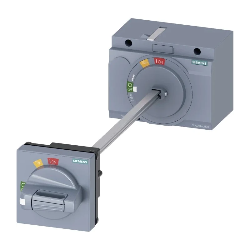 Siemens Grey Handle Mechanism Kit Rotary Handle 105mm Length SENTRON Series 3VA9267-0FK21