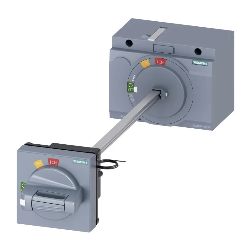 Siemens Grey Rotary Handle 80 mm SENTRON Series 3VA9267-0FK23