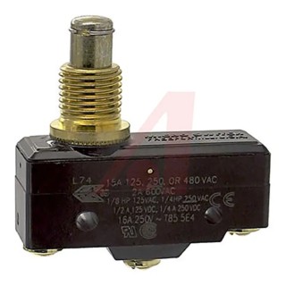 Honeywell Technologies Plunger Micro Switch, Screw Terminal, 15A, SPCO BZ-2RQ66
