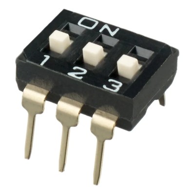 APEM Raised Actuator Slide Rotary Coded DIP Switch IKD0300101 Through Hole Mount China