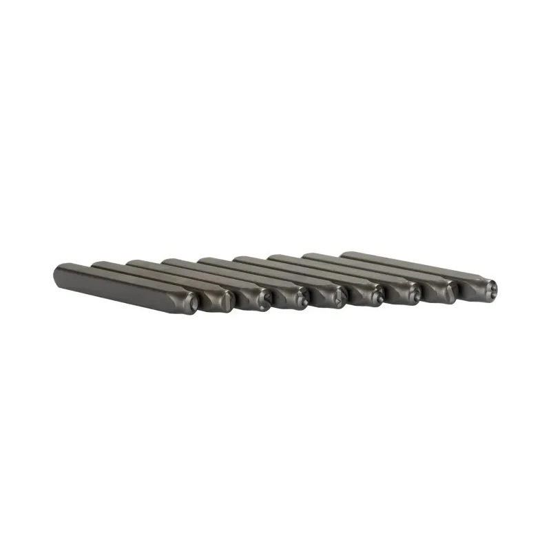 RS PRO 5 mm 9 Piece Engraving Number Punch Set Chrome Vanadium Steel Hardened & Tempered HRC 58-60 875-4736