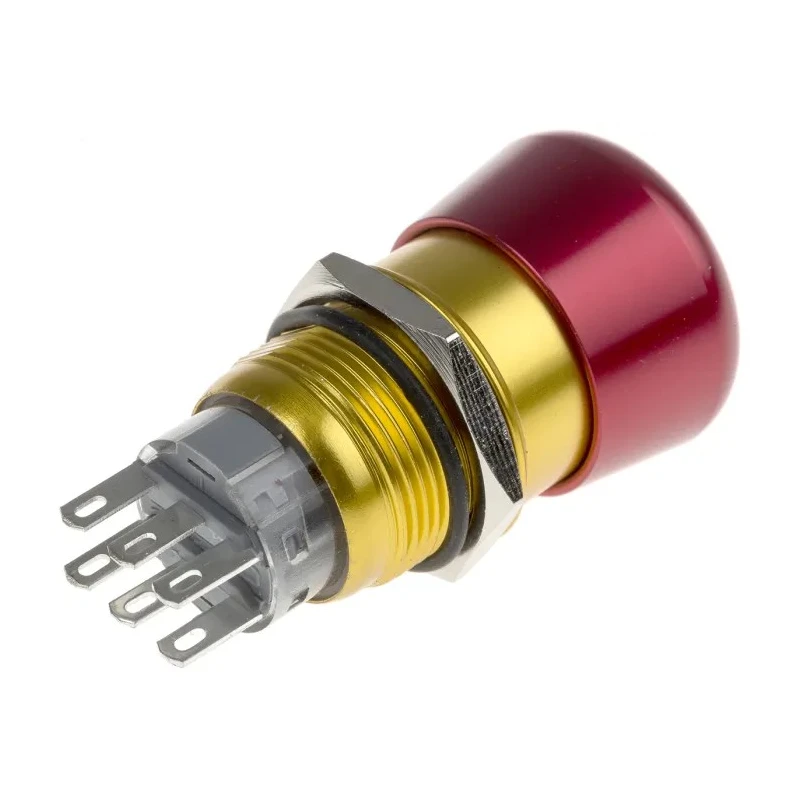 RS PRO Emergency Stop Push Button Panel Mount 19.2 mm Cutout DPDT IP65 877-1968