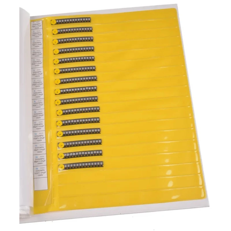 Vishay Surface Ceramic Capacitor Kit 15 Pieces, 10pF to 82pF, 250V to 1500V VJ1111QUARF2KIT