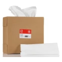 RS PRO Universal Wipes White Polypropylene Cloths for Industrial Cleaning, Dry/Wet Use, Box of 120 Per Pack, 425 x 882-5901