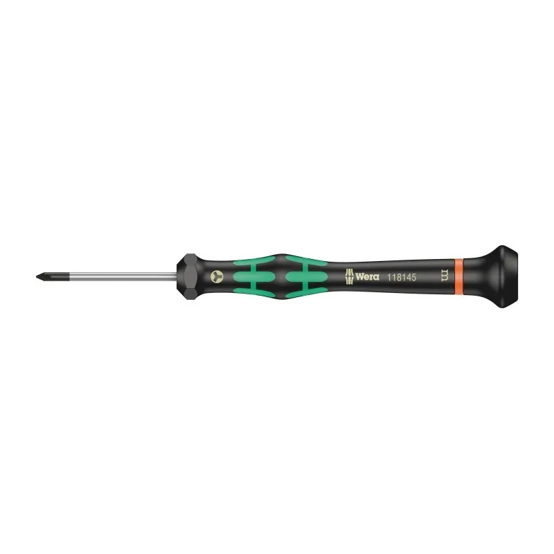 Wera Precision Screwdriver, M Tip Size, 40 mm Blade Length, 137 mm Overall Length 05118145001