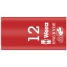 Wera 3/8 in Drive 12 mm 6 Point Hex VDE 1000V Approved Insulated Socket 46mm Overall Length 05003697001