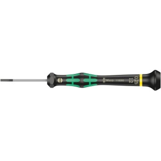 Wera Precision Screwdriver Slotted Tip 0.35mm Thickness, 40mm Blade, 137mm Overall Length 05117997001