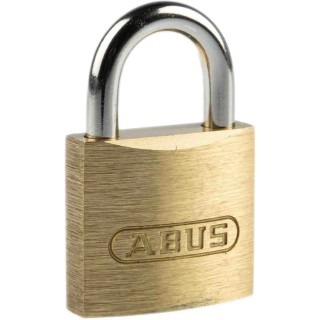 ABUS Keyed Brass Padlock Weatherproof, 6 mm Shackle Diameter, 30 mm Shackle Length, 29 mm Body Width 713/30 B/DFIPT