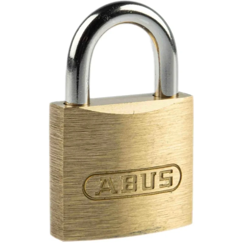 ABUS Keyed Brass Padlock Weatherproof, 6 mm Shackle Diameter, 30 mm Shackle Length, 29 mm Body Width 713/30 B/DFIPT