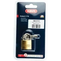 ABUS Keyed Brass Padlock Weatherproof, 6 mm Shackle Diameter, 30 mm Shackle Length, 29 mm Body Width 713/30 B/DFIPT