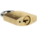 ABUS Keyed Brass Padlock Weatherproof, 6 mm Shackle Diameter, 30 mm Shackle Length, 29 mm Body Width 713/30 B/DFIPT