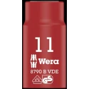 Wera Insulated 3/8 in Drive 15 mm 6 Point Hex Socket VDE 1000V Approved 46mm Overall Length 05003667001