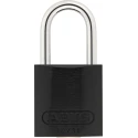 ABUS Key Steel Aluminium Safety Padlock Weatherproof 4.4 mm Shackle 31.8 mm Body 01805 72/30 Black
