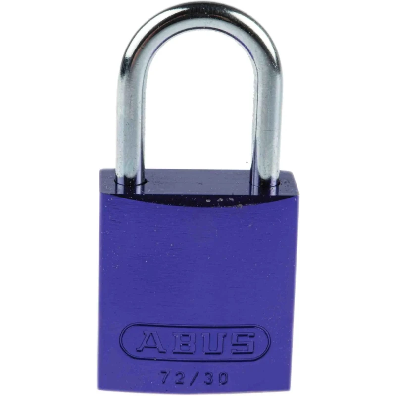 ABUS Steel, Aluminium Safety Padlock Weatherproof 4.4mm Shackle Diameter, 31.8mm Body 1819