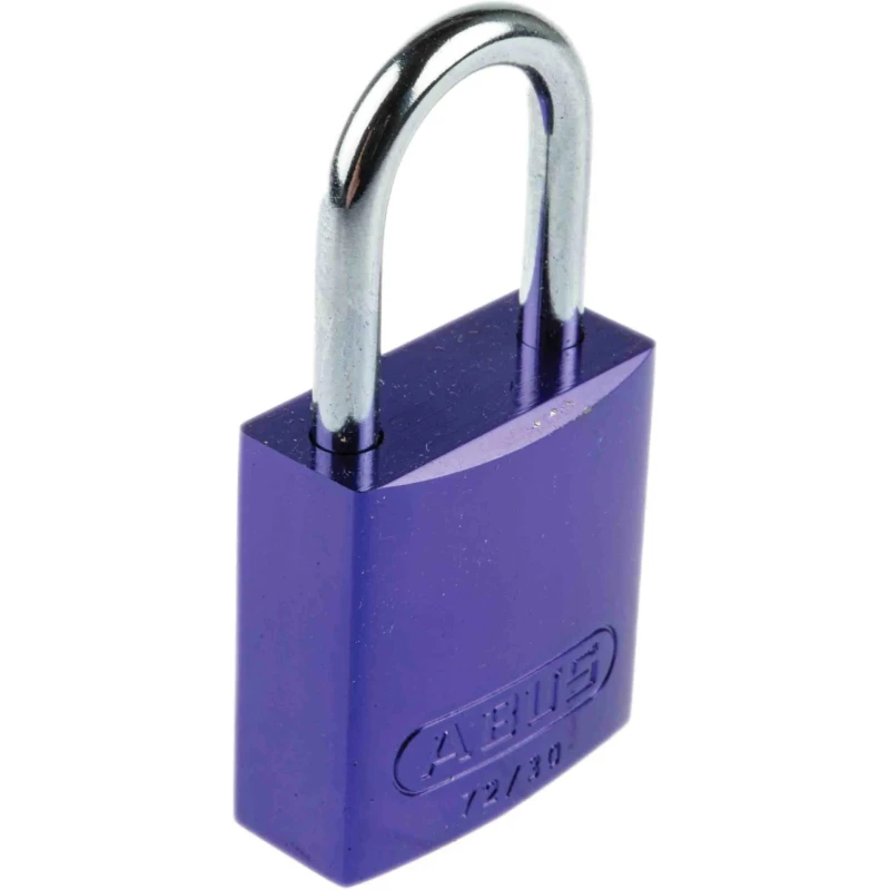 ABUS Steel, Aluminium Safety Padlock Weatherproof 4.4mm Shackle Diameter, 31.8mm Body 1819