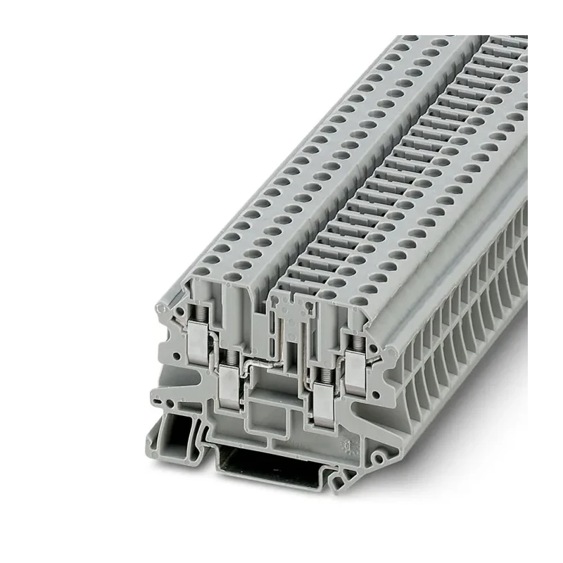 Phoenix Contact UT 4-QUATTRO-TG P/P Series Disconnect Terminal Block Grey, 0.14mm² - 6 mm², 1-Level, Screw 3064030