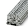 Phoenix Contact UT 4-QUATTRO-TG P/P Series Disconnect Terminal Block Grey, 0.14mm² - 6 mm², 1-Level, Screw 3064030