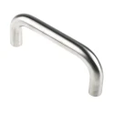RS PRO Satin Natural Stainless Steel Arch Handle 19 mm Height, 169 mm Length 894-6844