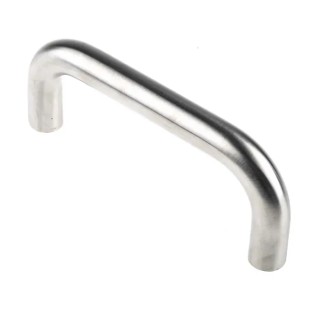 RS PRO Satin Natural Stainless Steel Arch Handle 19 mm Height, 169 mm Length 894-6844