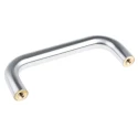 RS PRO Satin Natural Stainless Steel Arch Handle 19 mm Height, 169 mm Length 894-6844