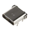 RS PRO Right Angle PCB Female 1 Port USB Type C Connector USB 2.0 20V 5A Solder Termination 895-0556