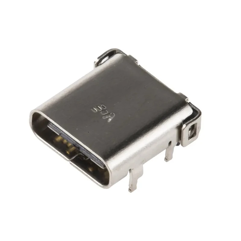 RS PRO Right Angle PCB Female 1 Port USB Type C Connector USB 2.0 20V 5A Solder Termination 895-0556