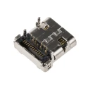 RS PRO Right Angle PCB Female 1 Port USB Type C Connector USB 2.0 20V 5A Solder Termination 895-0556