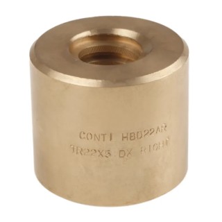 RS PRO 5 mm Cylindrical Bronze Round Nut for Lead Screw 22 mm 862-5367