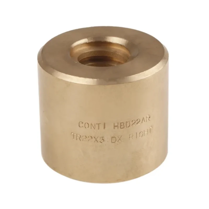 RS PRO 5 mm Cylindrical Bronze Round Nut for Lead Screw 22 mm 862-5367